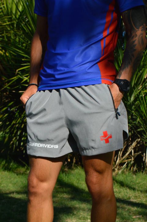 Short Deportivo Liviano - WATEROFF X - Gris Claro - Unisex - comprar online