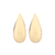 Maxi brinco gota banhado a ouro 18k - comprar online