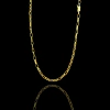 KIT CORDÃO + PULSEIRA CARTIE "TIJOLINHO" (3 MM) – 70cm - ( Moeda Antiga )