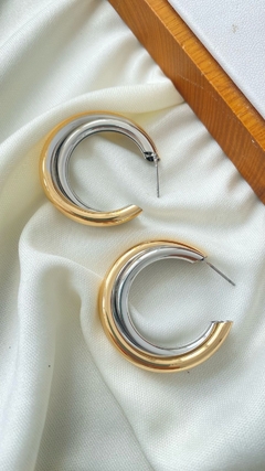 Argola dupla duo banho.