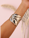 Bracelete Folha Prata - comprar online