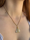 Colar Nossa Senhora Aparecida cristal luxo - comprar online