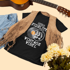 Camiseta Unissex " High Fidelity Vintage Vinyl " - comprar online