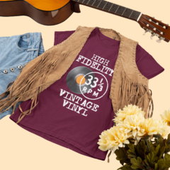 Camiseta Unissex " High Fidelity Vintage Vinyl "