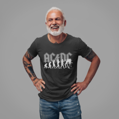 Camiseta " AC/DC evolution " na internet
