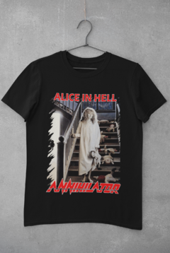 Camiseta Unissex " Annihilator - Alice In Hell "