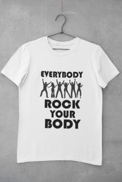 Camiseta Unissex " Backstreet Boys - BSB - Everybody Rock your Body " na internet