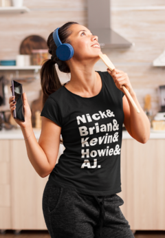 Camiseta " Backstreet Boys - BSB - Names "