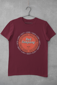 Camiseta Unissex " Bad Company " - Made in Music