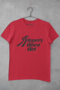 Camiseta Unissex " Bon Jovi - Slippery When Wet " - comprar online