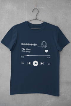 Camiseta Unissex " Coldplay - Fix You " - comprar online