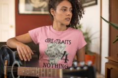 Camiseta feminina " Dire Straits - Money for Nothing " - Made in Music