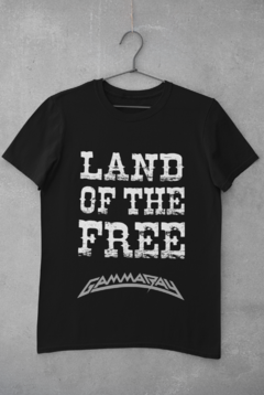 Camiseta Unissex "Gamma Ray - Land of the free" na internet
