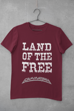 Camiseta Unissex "Gamma Ray - Land of the free" - Made in Music