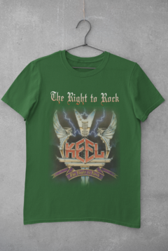 Camiseta Unissex "Keel - The Right to Rock" na internet