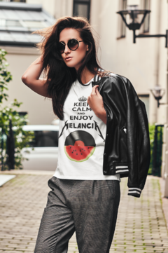 Camiseta ' Keep calm enjoy / Melancia " - comprar online