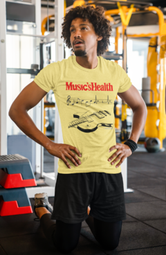 Camiseta " Music's Health " na internet