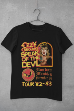 Camiseta Unissex " Ozzy Osbourne - Speak of the Devil "