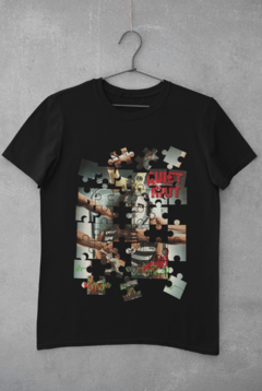 Camiseta Unissex " Quiet Riot - Condition Critical - quebra-cabeças "