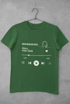 Camiseta Unissex "A música que te toca" (Personalizada, ler descrição) - Made in Music