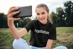 Camiseta Infanto-Juvenil "reputation"