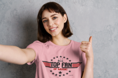 Camiseta " Top fan " - Made in Music