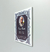Placa em porcelana 18x24cm Azul com frase na internet