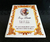 Placa em porcelana 18x24cm Dourada com frase - comprar online