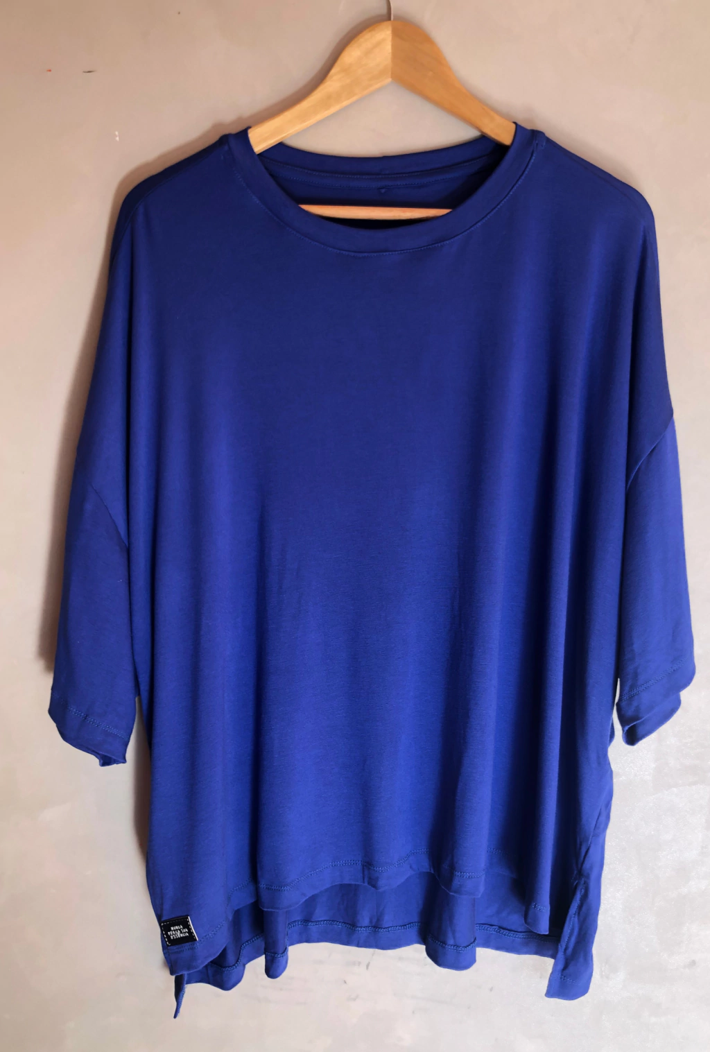 Camiseta Carmen azul royal