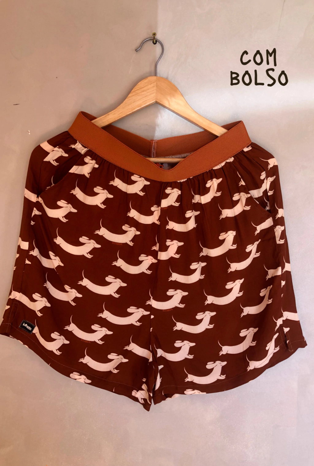 Bermuda Marielle marrom Doguinho