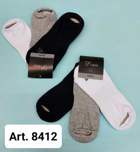 Docena medias invisibles lisas hombre Art. 1412 - comprar online