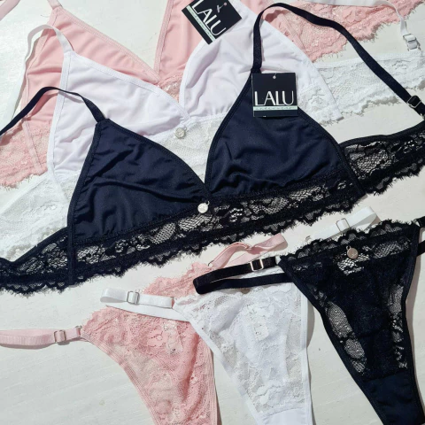Conjunto Lalu bralette encaje Art. 3101 - comprar online