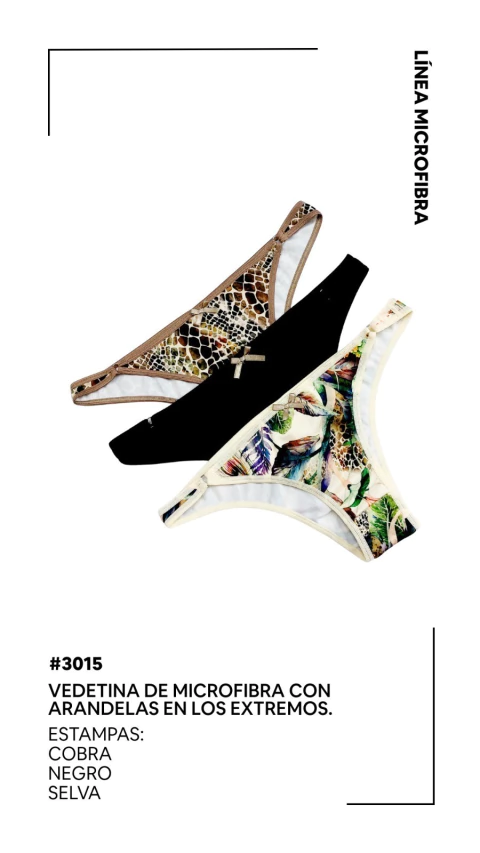 Pack x3 Vedetinas de microfibra Art. 3015 (cobra) - comprar online