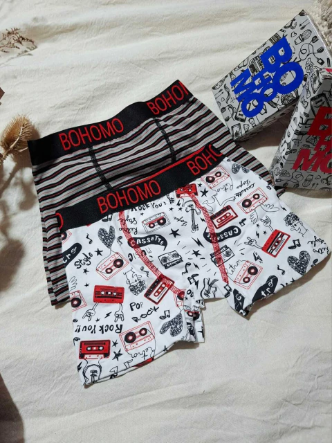 Boxer niños Bohomo estampados