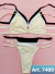 Conjunto triangulo microfibra liso Art. 7400 - Carmina Lingerie Mayorista