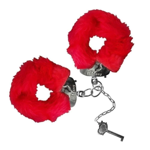 ALGEMA EM METAL COM PELÚCIA VERMELHA SEXY FANTASY