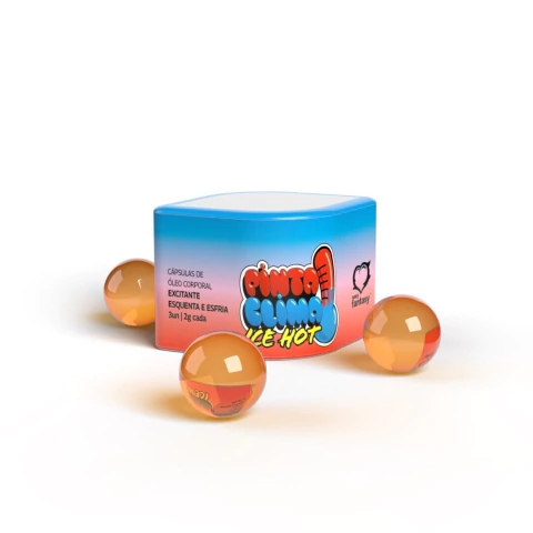 Pinta Clima Ice Hot Excitante em Cápsula