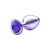 REF 259-Lite Plug Roxo com Pedra Roxa Tamanho P na internet