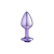 REF 260 Lite Plug Roxo com Pedra Roxa Tamanho M - comprar online