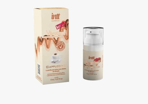 VIBRATION GEL EXCITANTE QUE VIBRA POWER EXTRA FORTE SABOR CAPPUCCINO 17ML INTT