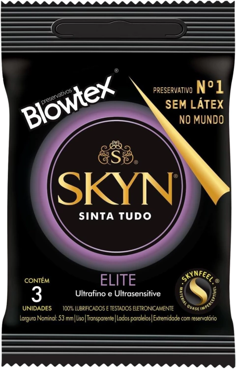 SKYN Preservativo Elite Com 3 Unidades