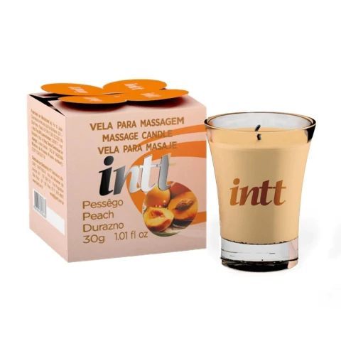 Vela Beijável Aroma PESSÊGO - INTT
