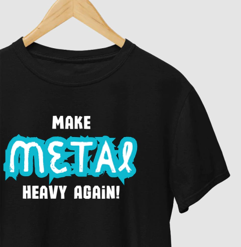 Camiseta Make Metal Heavy Again - comprar online