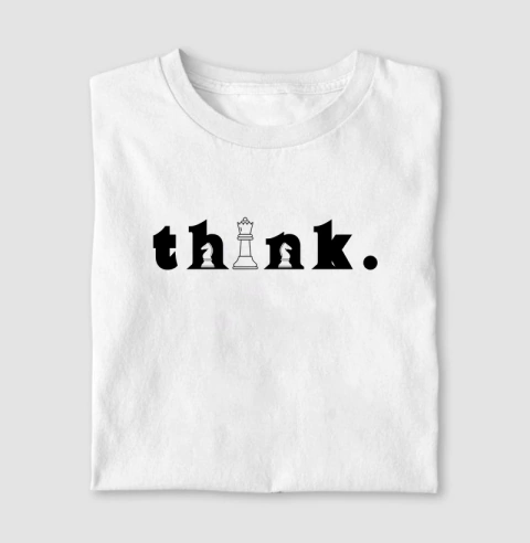 Camiseta Think Chess