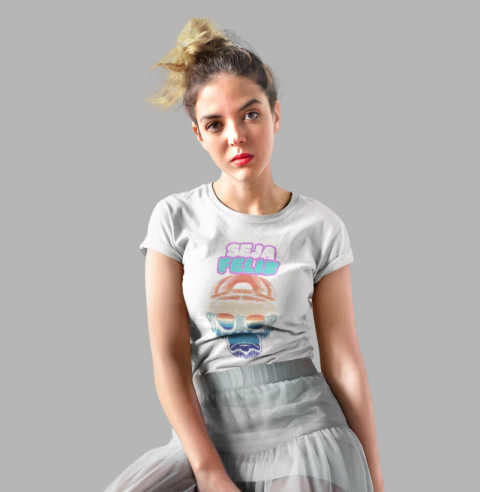 Camiseta Seja Feliz