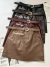 Short Saia Couro fivela - loja online