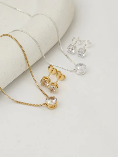 Conjunto clássico ponto de luz cristal