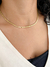 Choker malha snake banhada a ouro - comprar online