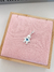 Pingente menino azul detalhado banhado a prata - comprar online
