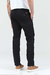 Pantalón chino Slim de gabardina Negro - comprar online